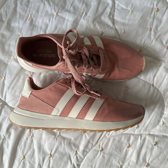 Adidas Originals FLB W Flashback Runners Raw Pink/Off White 8.5 - Picture 1 of 12